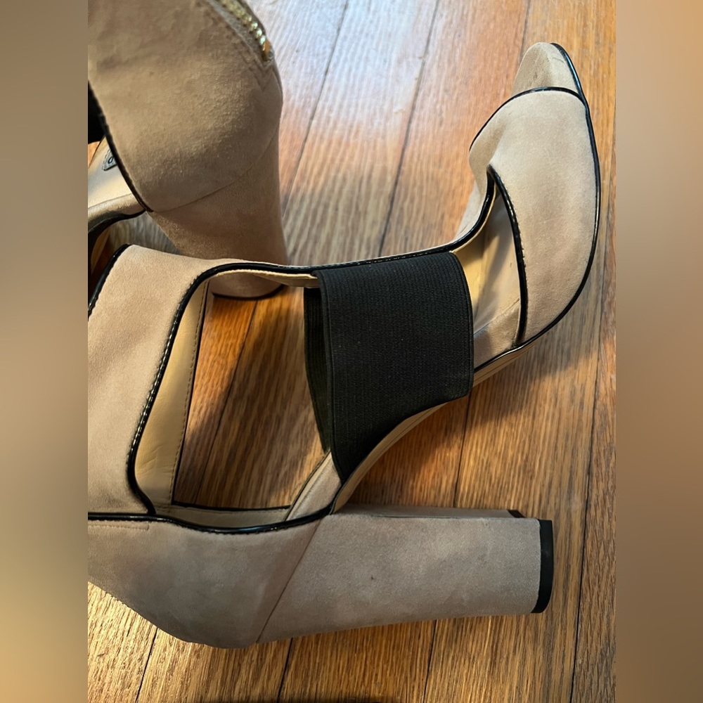 Karl Lagerfeld heels | size 10 | grey black